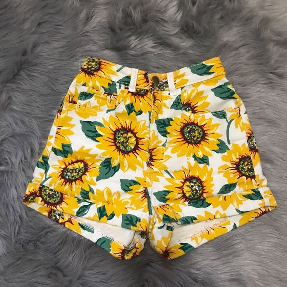 sunflower shorts american apparel